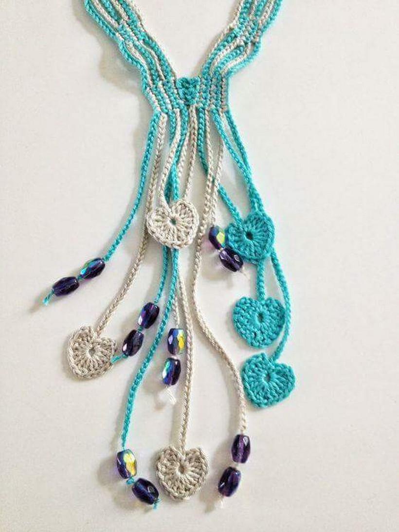crochet necklace 38