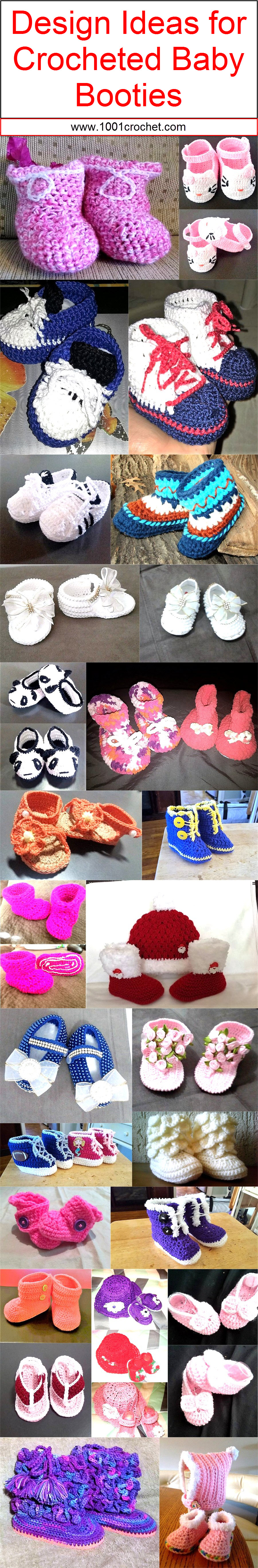 design-ideas-for-crocheted-baby-booties