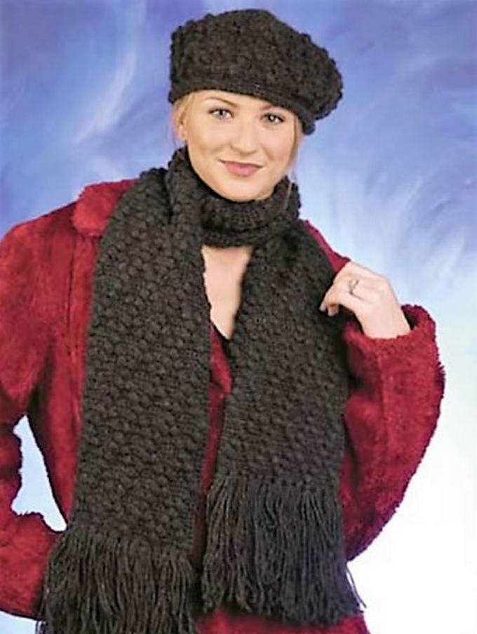 diamond-hat-scarf-crochet-pattern