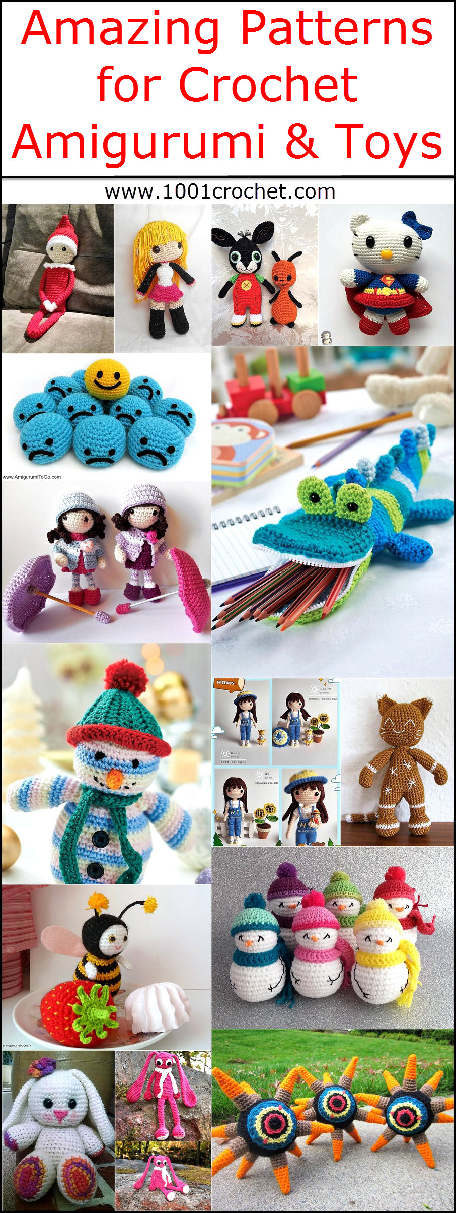 Amazing Patterns for Crochet Amigurumi & Toys