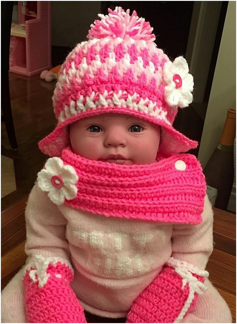 crocheted baby set 7 - 2