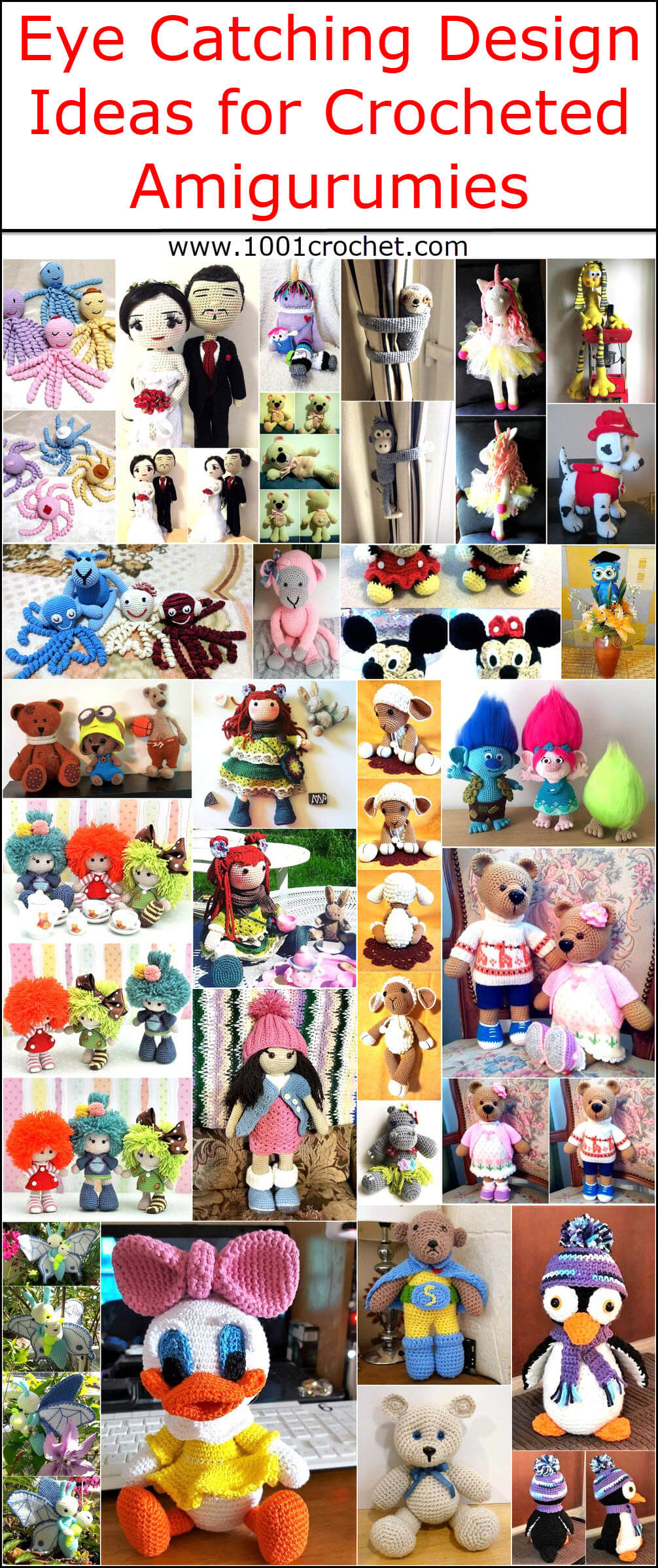 Eye Catching Design Ideas for Crocheted Amigurumies