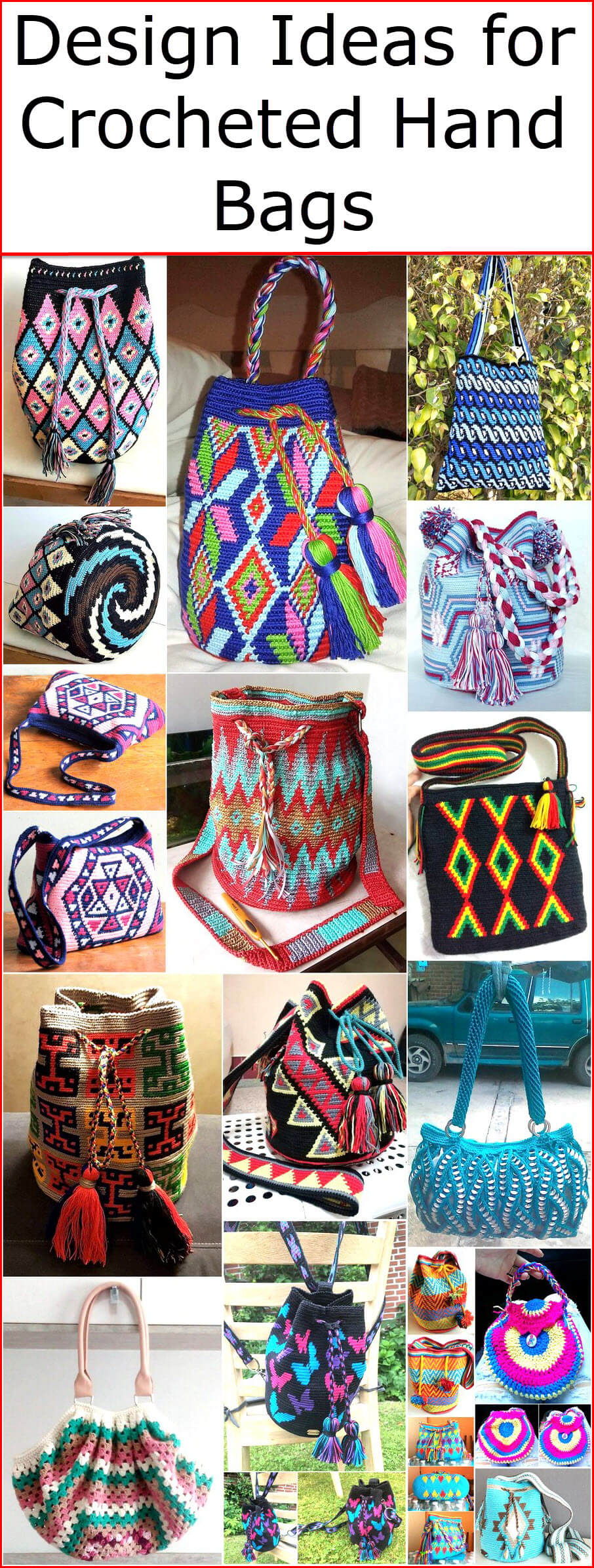 Design Ideas for Crocheted Hand Bags