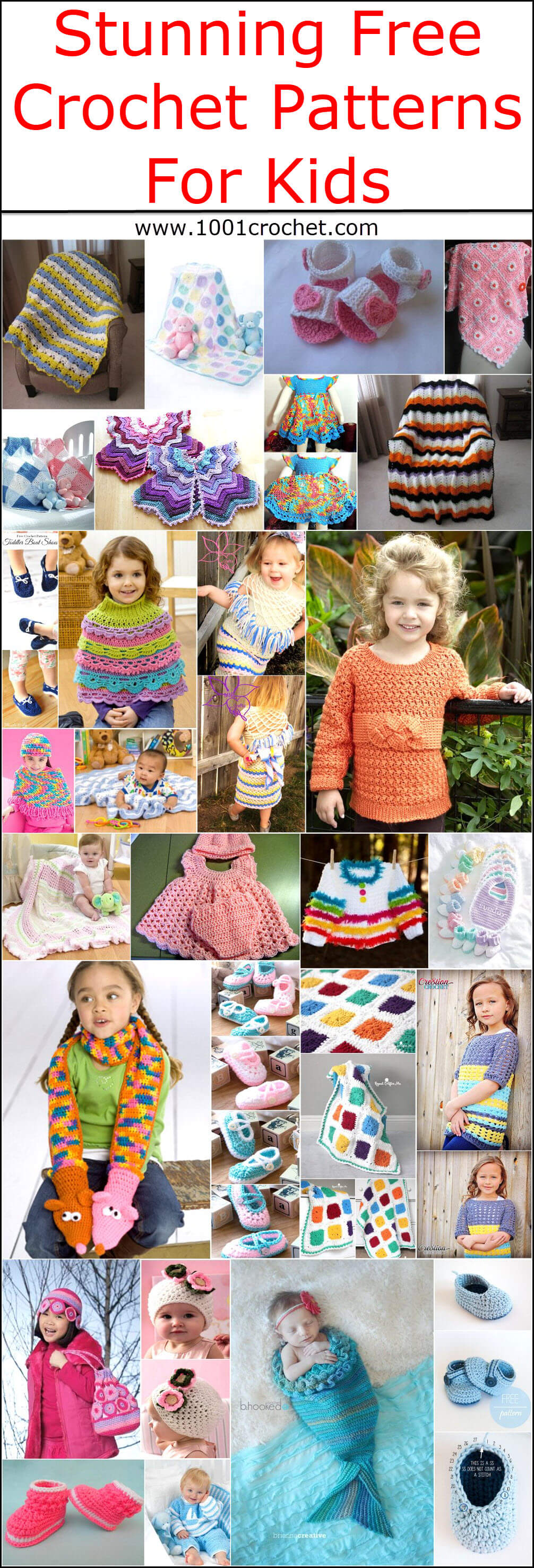 Stunning Free Crochet Patterns For Kids