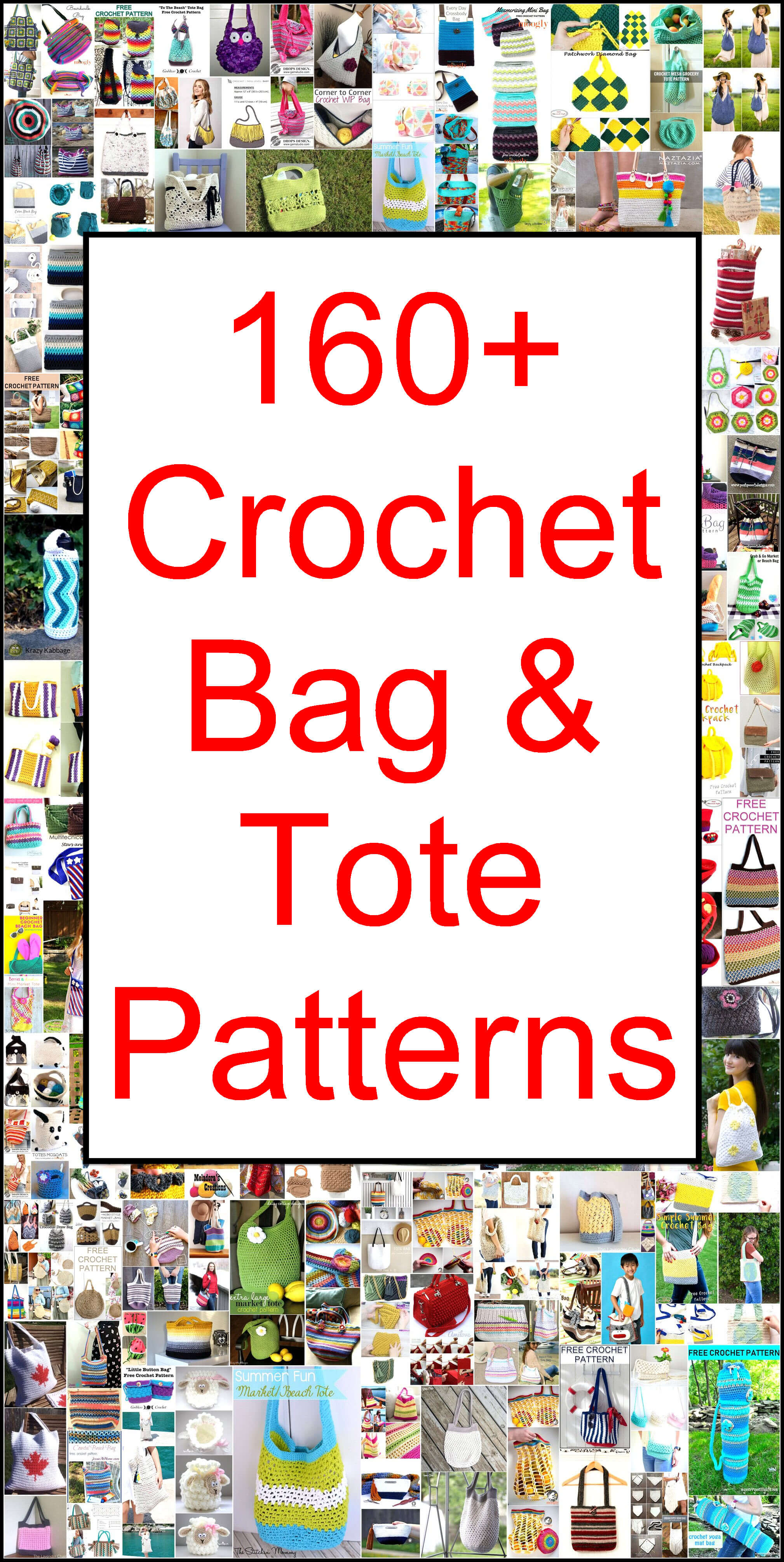 160 crochet bag patterns
