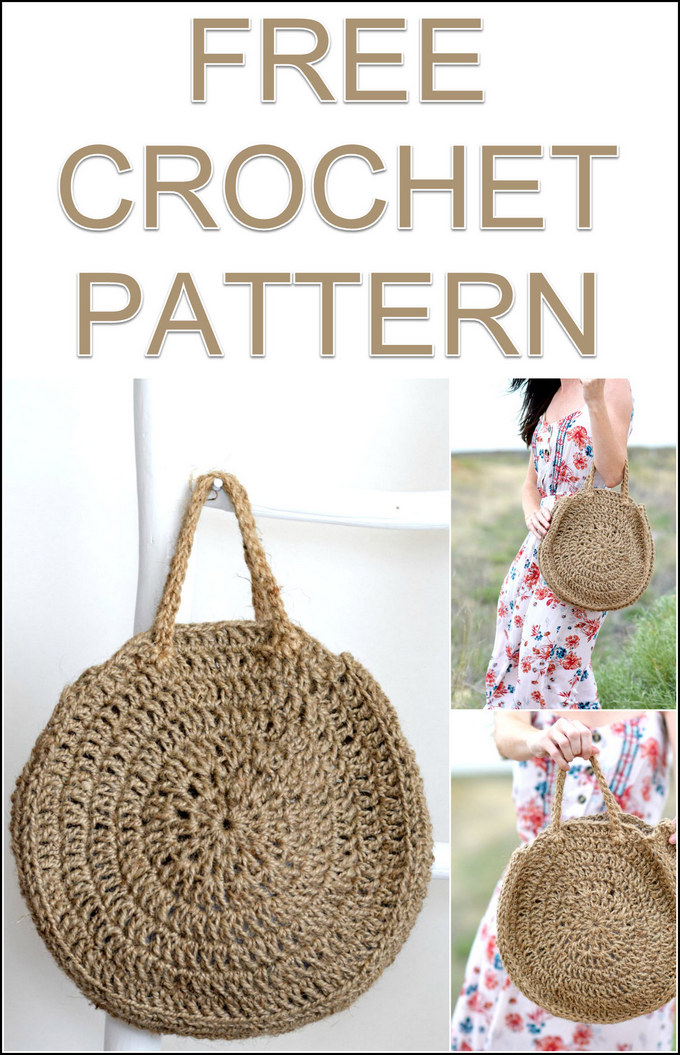 18 - crochet a summer circle bag – free crochet pattern