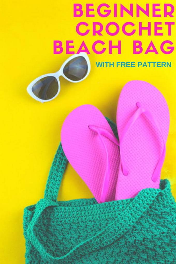 204 - BEGINNER CROCHET BEACH BAG FREE PATTERN