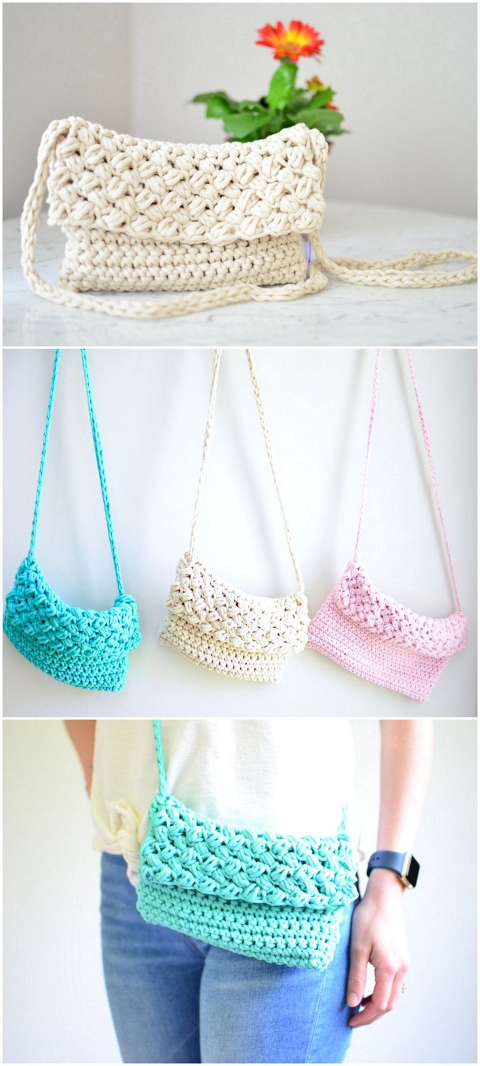 221 - Cross-Body Crochet Bag – Free Crochet Pattern