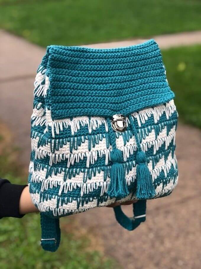 223 - Crochet Backpack - FREE CROCHET PATTERN