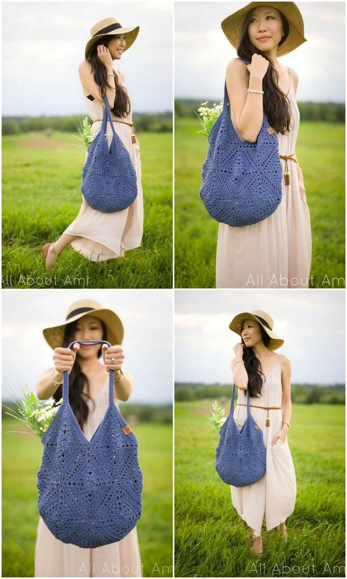 227 - Wildrose Market Bag - Free Crochet Pattrn