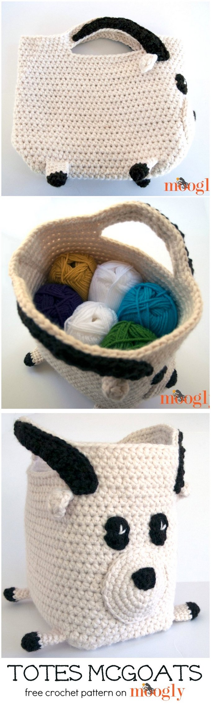 253 - TOTES MCGOATS BAG - FREE CROCHET PATTERN