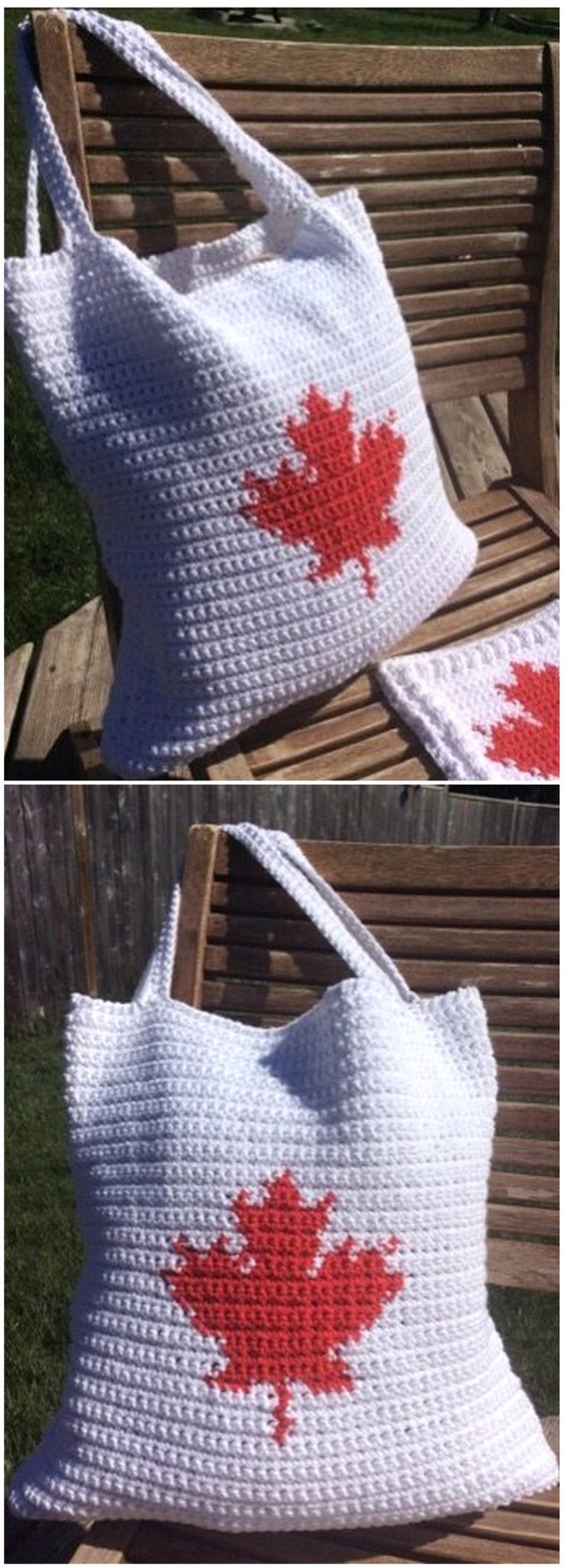 291 - Our Canada Tote Bag A Free Crochet Pattern