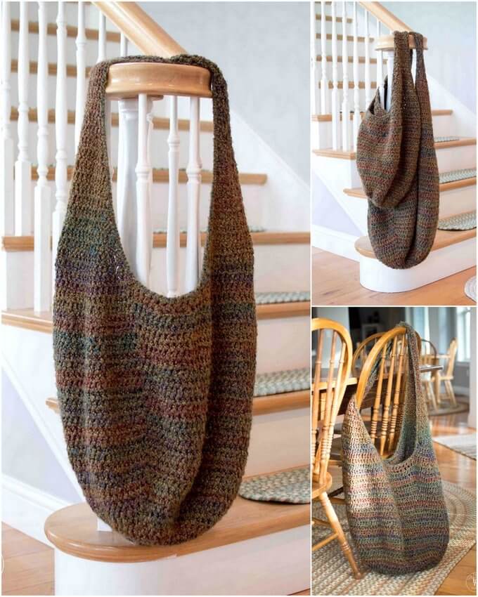 298 - Extra Large Market Bag Free Crochet Pattern