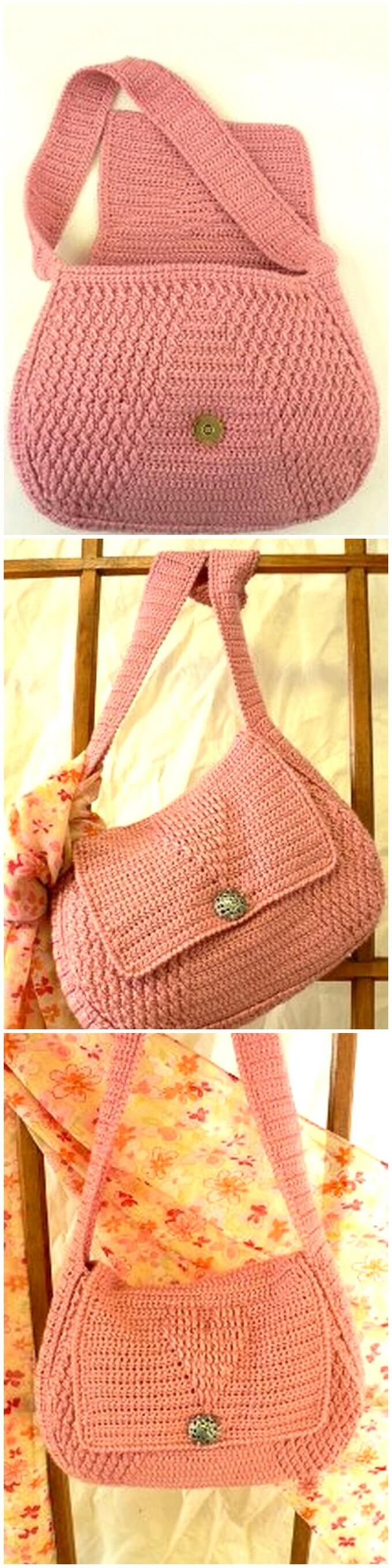 crochet hobo bag pattern free