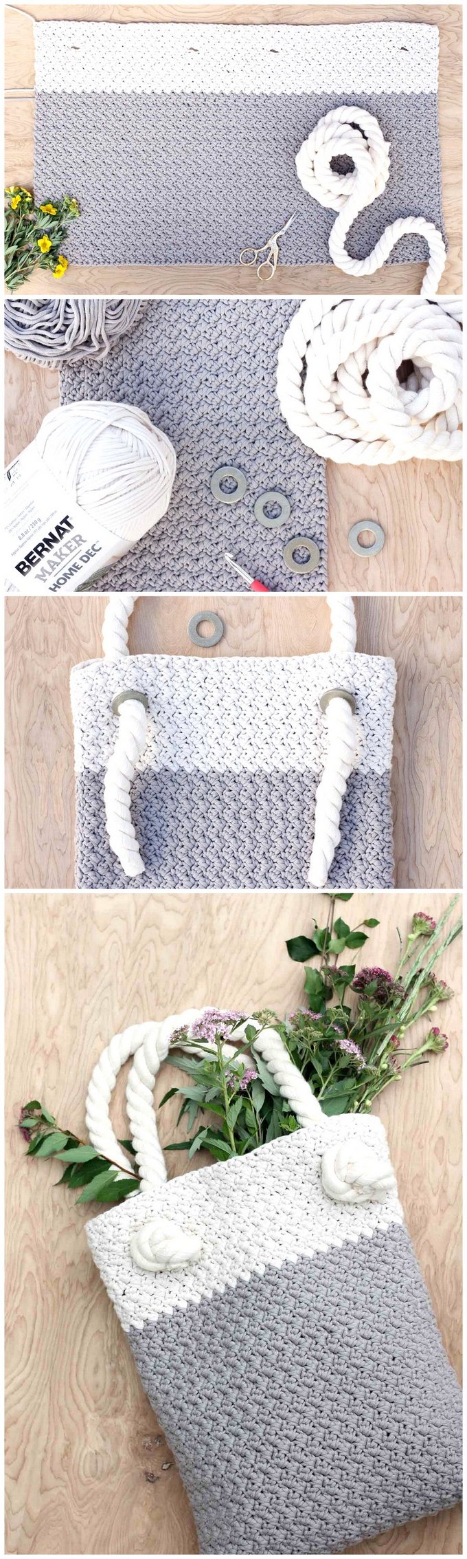 47 - SUZETTE FREE CROCHET BAG PATTERN FOR BEGINNERS