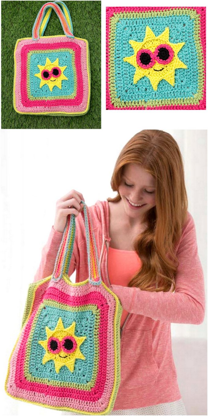 54 - Sunny Day Tote Bag - Free Crochet Pattern