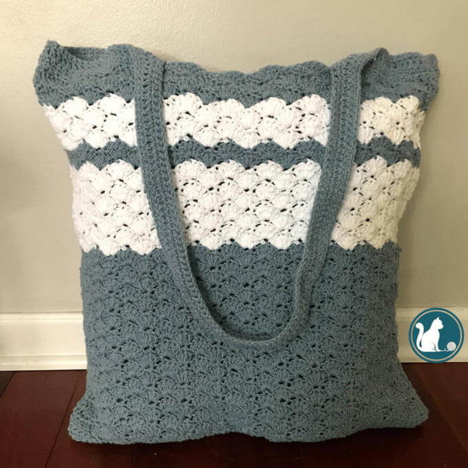 61 - BEACH TOTE BAG FREE CROCHET PATTERN