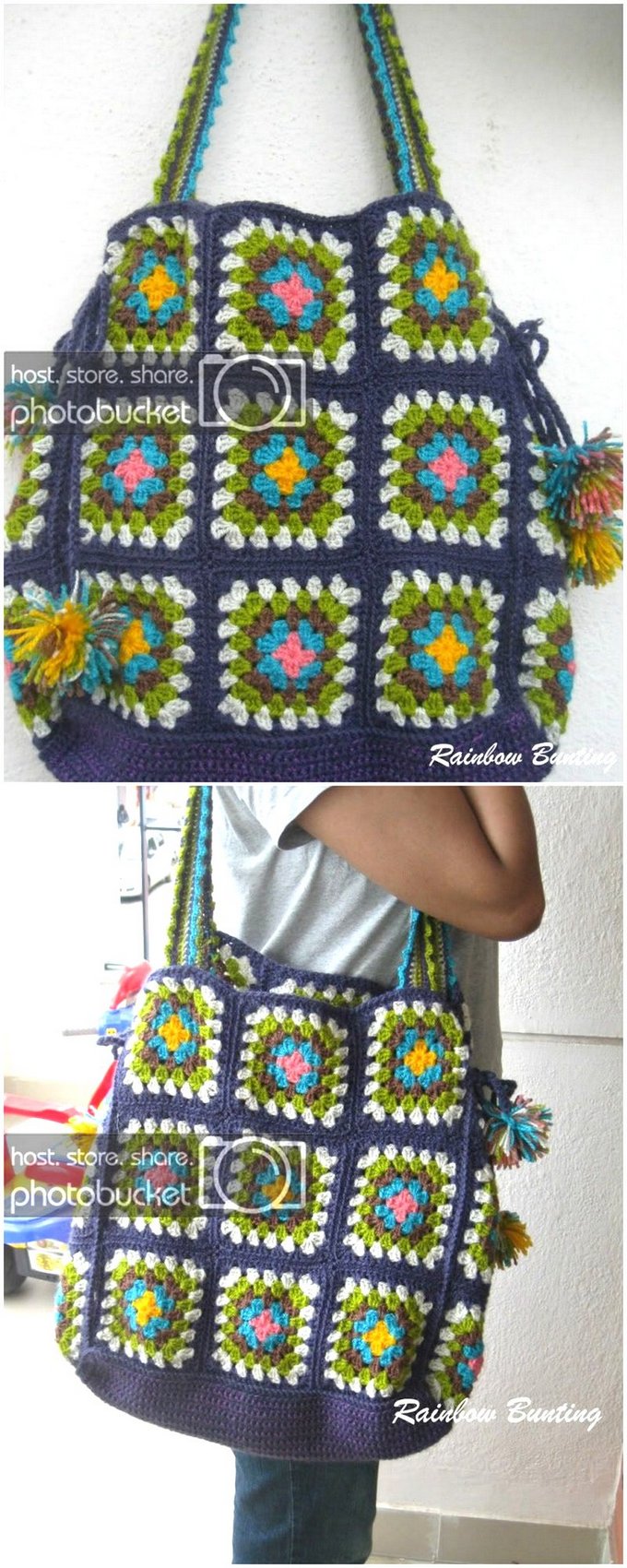 98 - Granny Goes Shopping Bag - Free Crochet Pattern