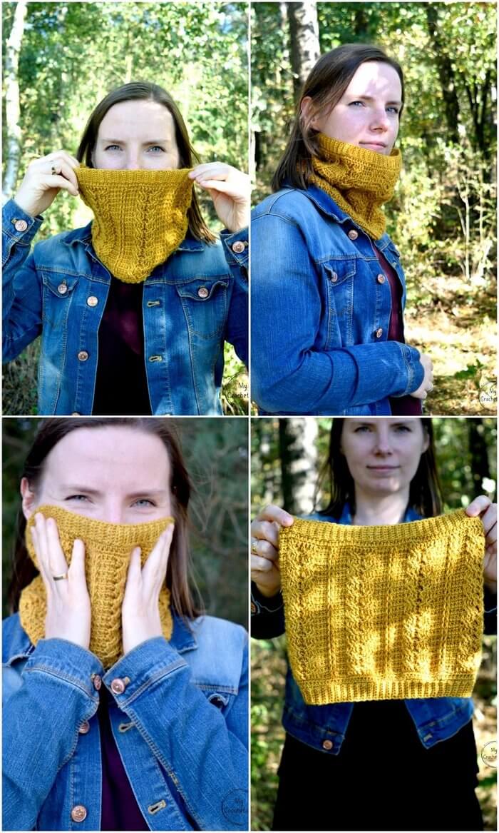 19 - October Cowl - Free Crochet Pattern