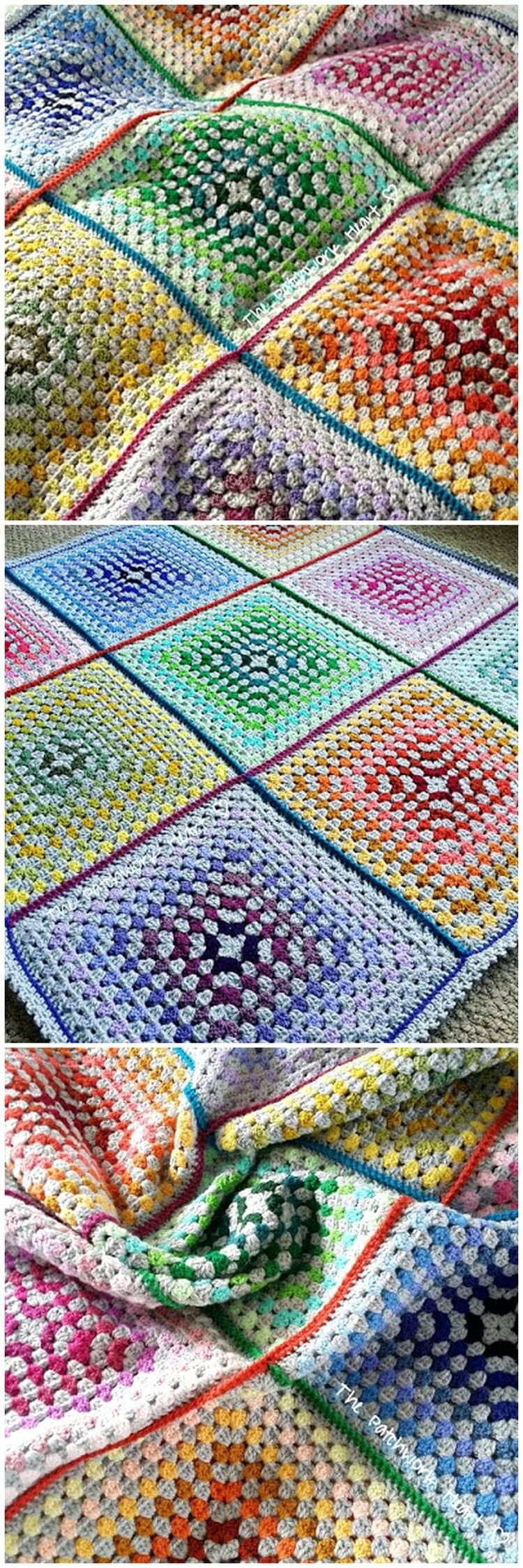 2 - The Paintbox Blanket - Free Crochet Pattern