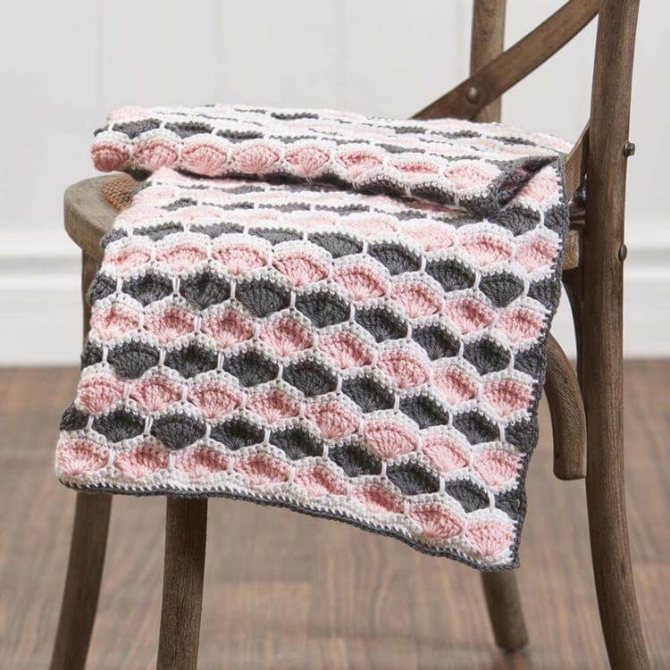 20 - Josephine Baby Blanket Crochet Free Pattern