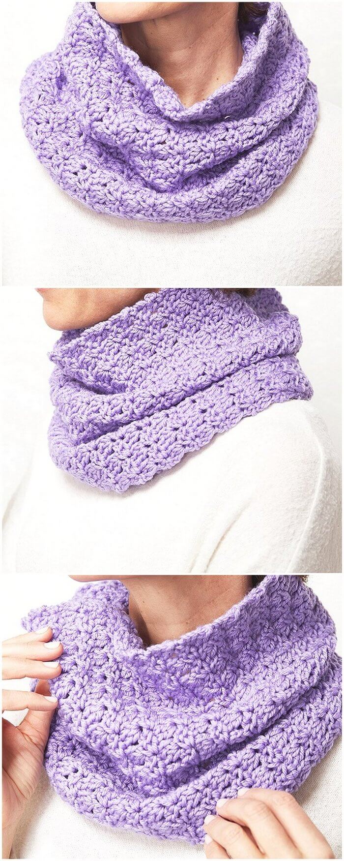 25 - Primrose Stitch Cowl Crochet Pattern