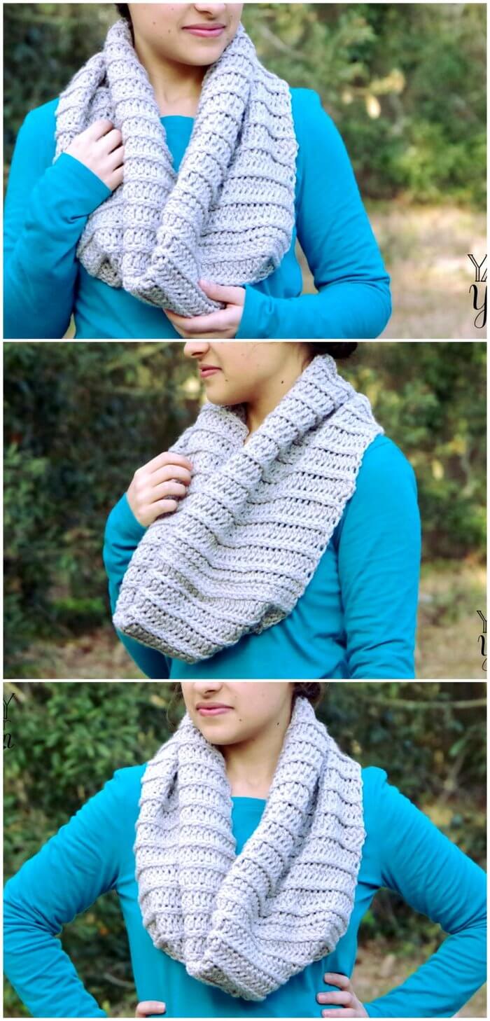 33 - Knit-Look Crochet Cowl Free Pattern