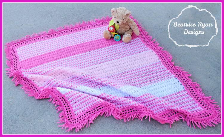 37 - 2 - Twirly Whirly Baby Blanket Free Pattern