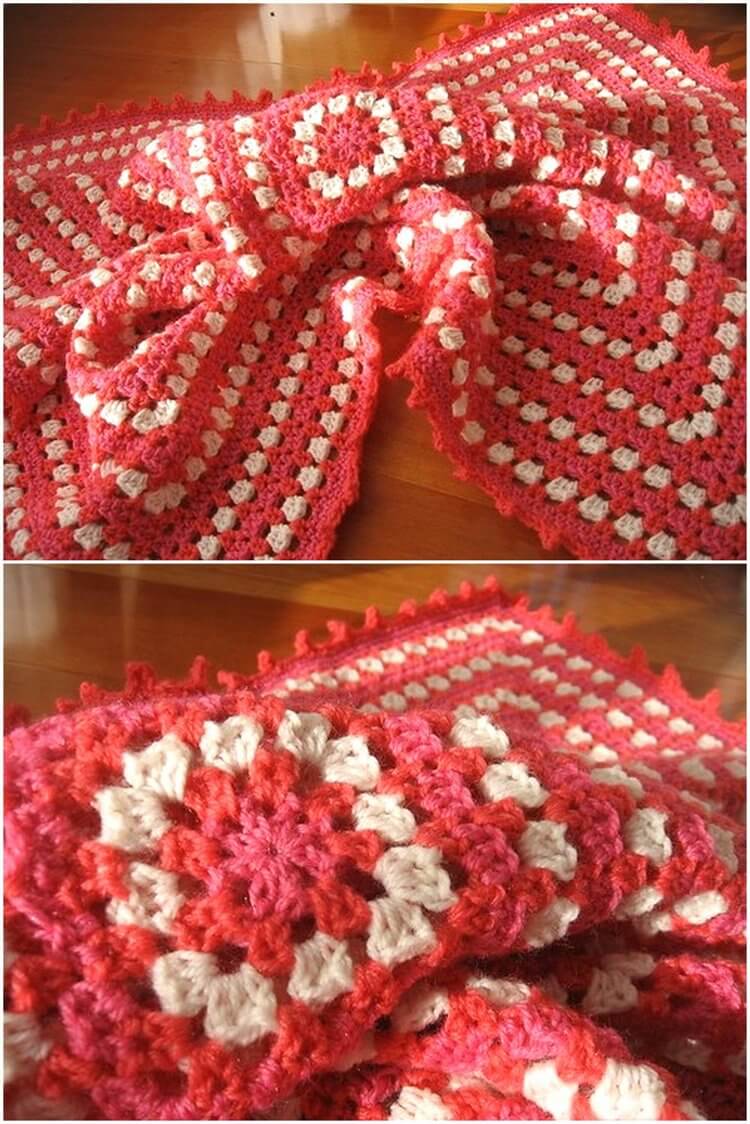 42 - Through Any Window Baby Blanket Free Pattern